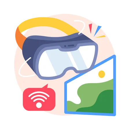 Live Chat Support  Illustration