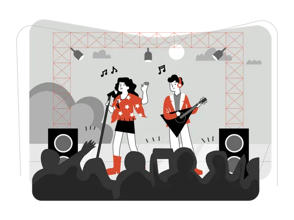 Live concert  Illustration