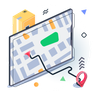 live delivery tracking illustrations free