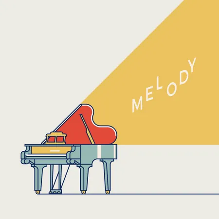 Live-Melodiemusik  Illustration