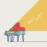 live melody music illustration svg