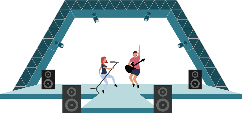 Live music event  Illustration