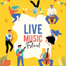 live music festival illustrations free