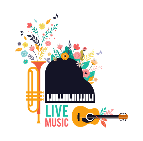 Live Music Festival  Illustration