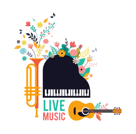 Live Music Festival  Illustration