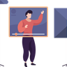 illustrations for live video streaming