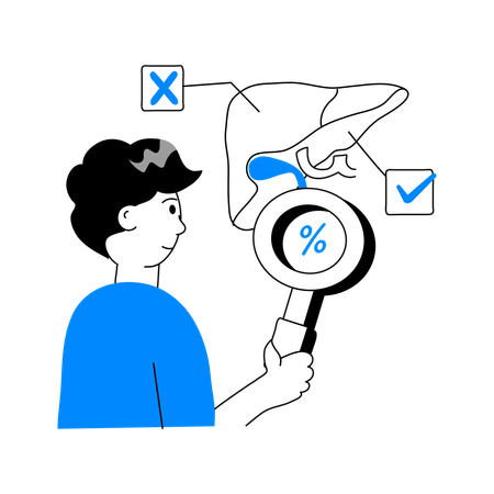 Liver Checkup  Illustration