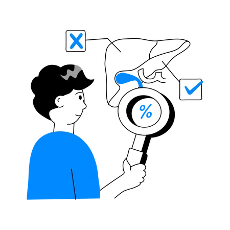 Liver Checkup  Illustration