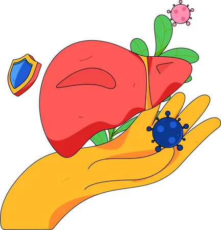 Liver disease  Illustration