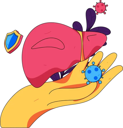 Liver disease  Illustration