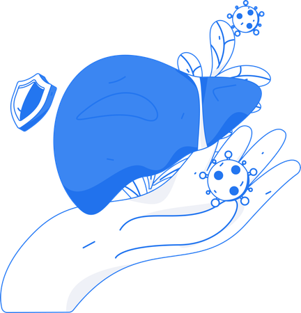 Liver disease  イラスト