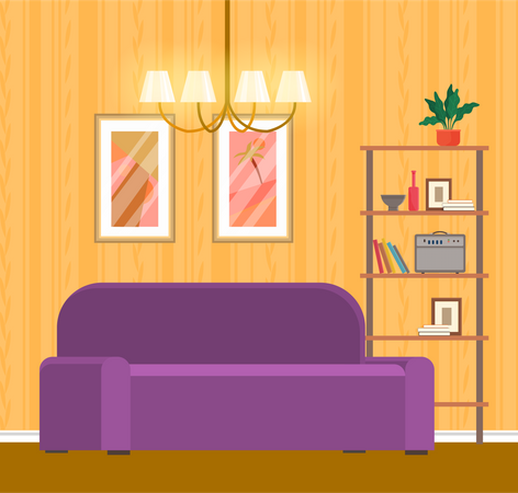 Living room  Illustration