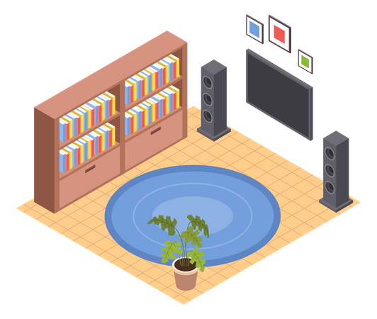 Living room  Illustration