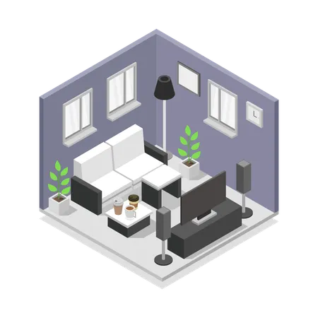 Living Room  Illustration