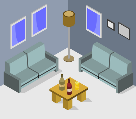 Living room  Illustration