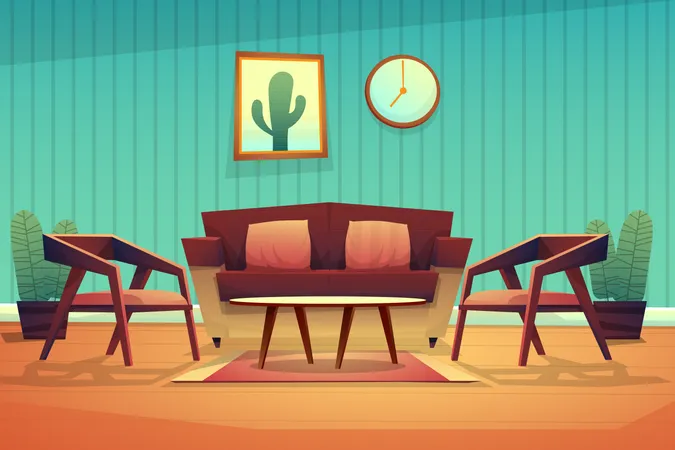 Living room  Illustration