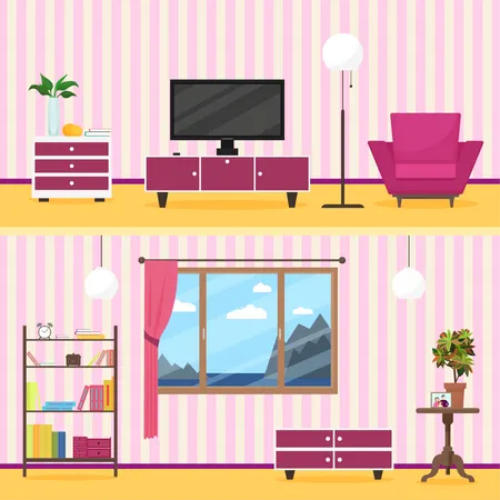 Living Room  Illustration