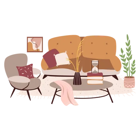 Living room  Illustration