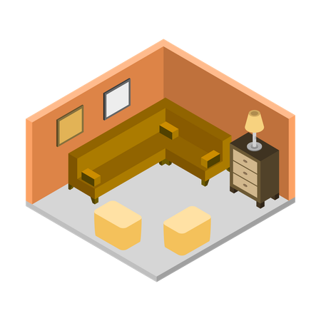 Living room  Illustration