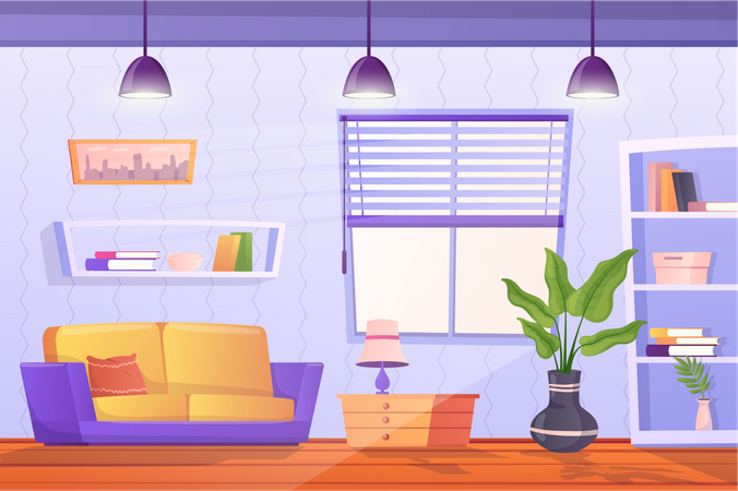 Living room  일러스트레이션