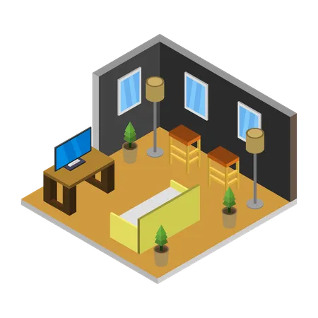 Living space  Illustration