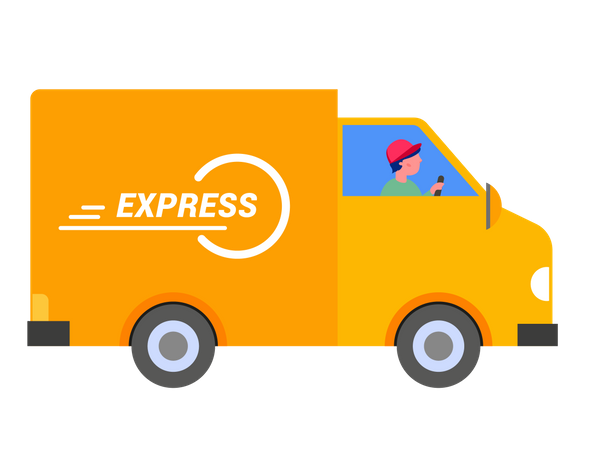 Livraison express  Illustration