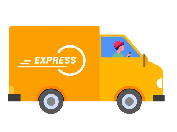 Livraison express  Illustration