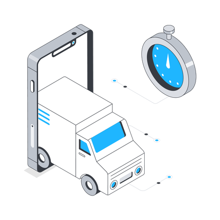 Livraison rapide  Illustration