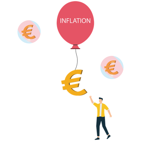 Bulle monétaire inflationniste de la livre sterling  Illustration