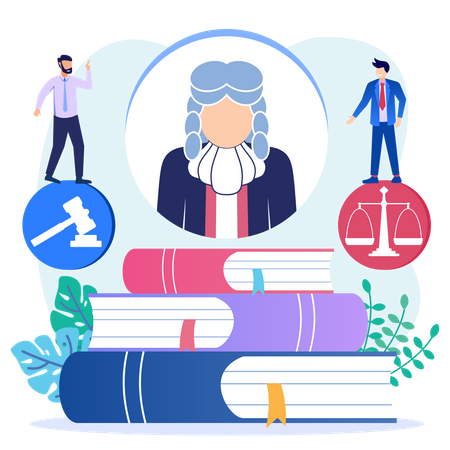 Livres de droit  Illustration