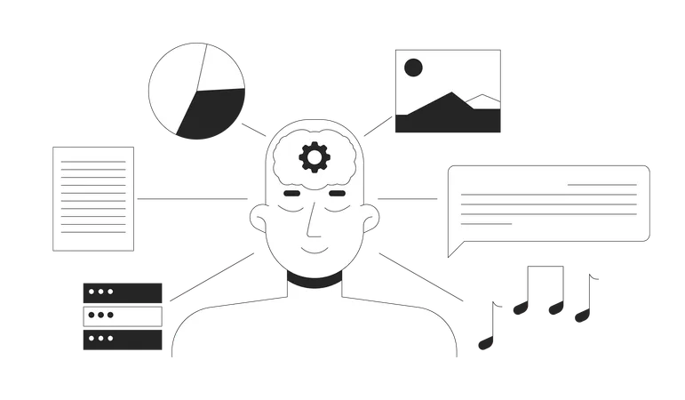 LLM training datasets  Illustration