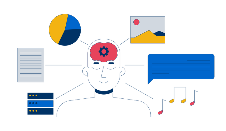 LLM training datasets  Illustration