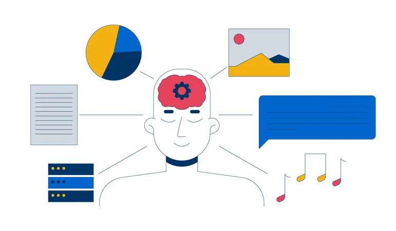 LLM training datasets  Illustration