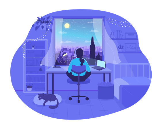 Lo-fi study  Illustration