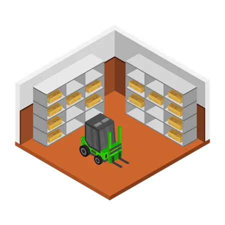 Loading area  Illustration