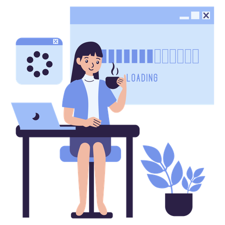 Loading Bar  Illustration