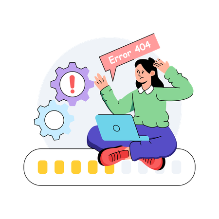 Loading Error  Illustration