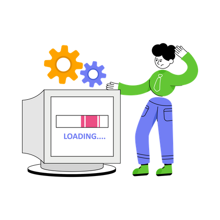 Loading  Illustration