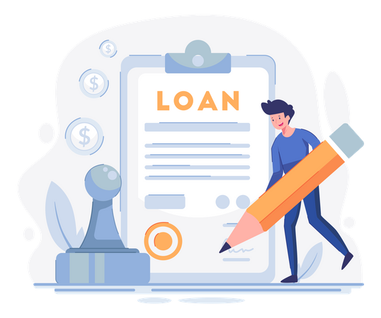 Loan agreement Illustration