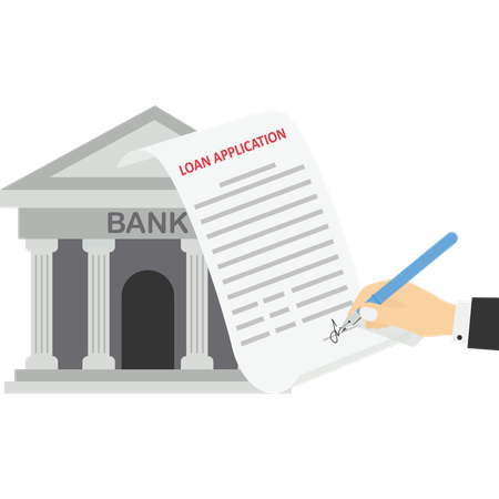 Loan application  Illustration