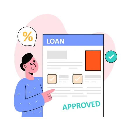 Loan Approved Illustration