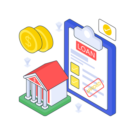 Loan Approved  Illustration