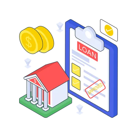 Loan Approved  Illustration