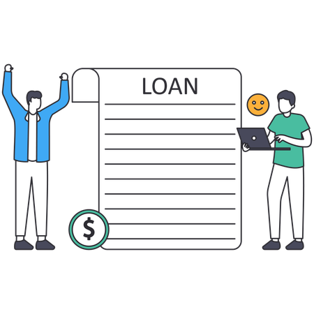 Loan Approved  Illustration