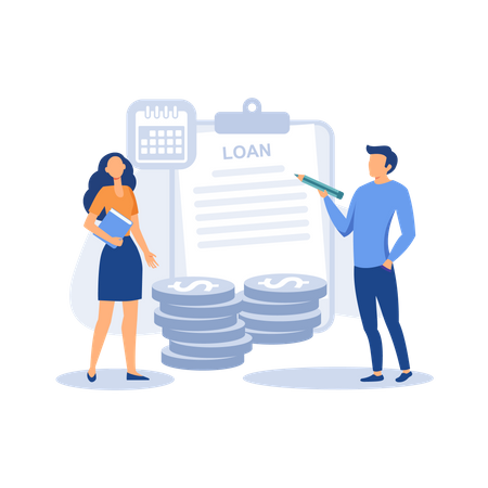 Loan disbursement Illustration