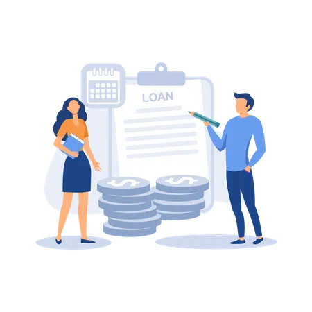 Loan disbursement Illustration