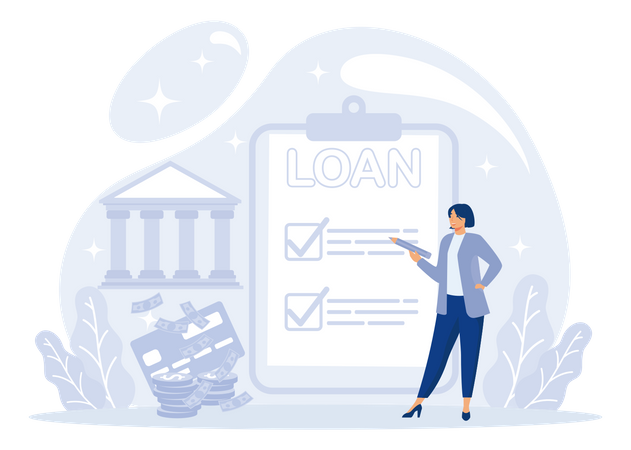 Loan disbursement  Illustration