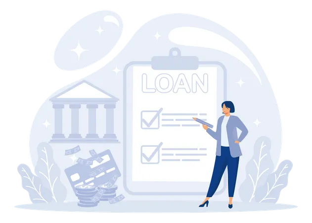 Loan disbursement  Illustration