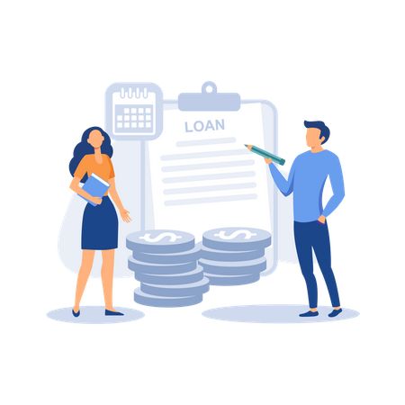 Loan disbursement  Illustration