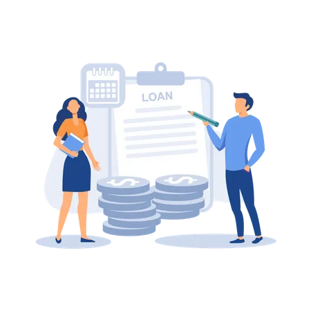 Loan disbursement  Illustration